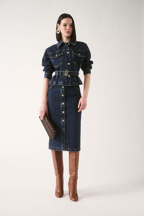 Luisa Spagnoli Folletto - Gonna in denim Outlet