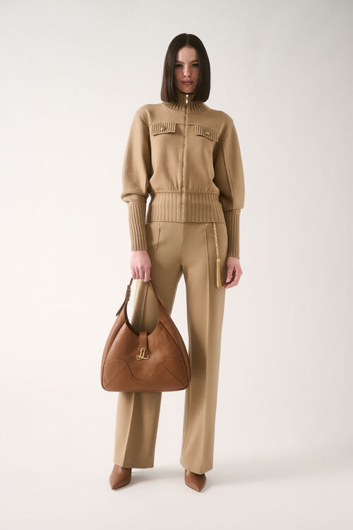 Luisa Spagnoli Mora - Pantaloni in lana Fino al 65% di sconto