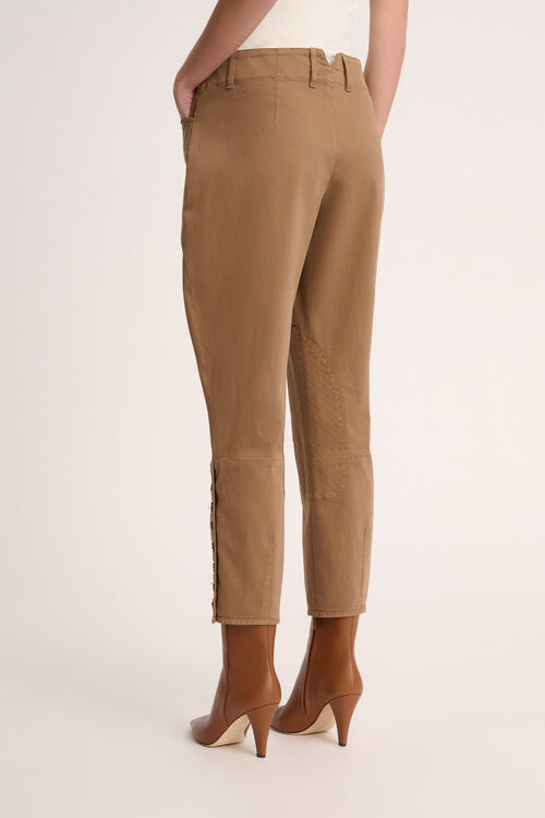Luisa Spagnoli Orient - Pantaloni in cotone Sostegno trimestrale