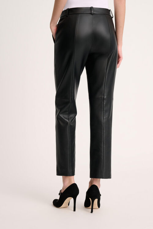 Luisa Spagnoli Omonimo - Pantaloni cropped in pelle Limitato a 3 giorni