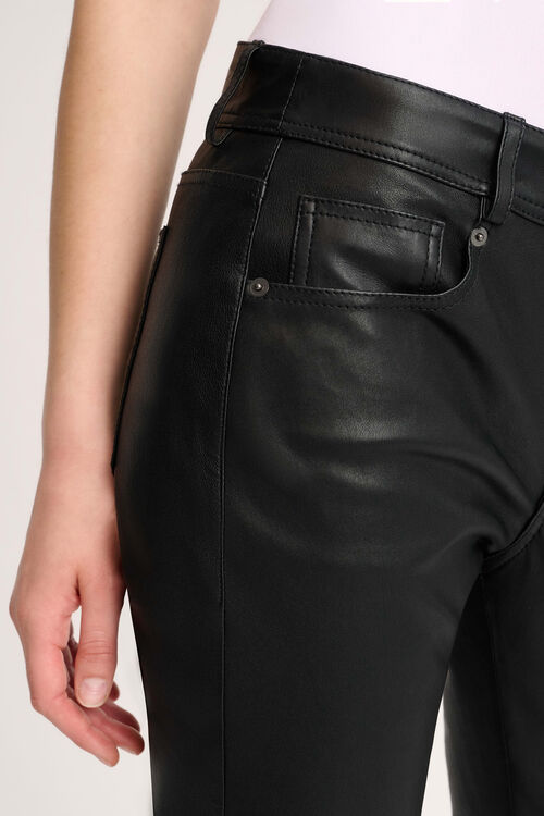 Luisa Spagnoli Originario - Pantaloni flared in pelle Esporta salva