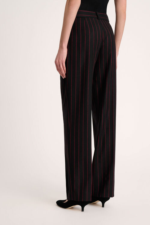 Luisa Spagnoli Ottonario - Pantaloni a righe Black Friday Prezzi