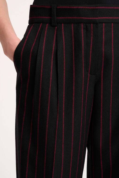 Luisa Spagnoli Ottonario - Pantaloni a righe Black Friday Prezzi