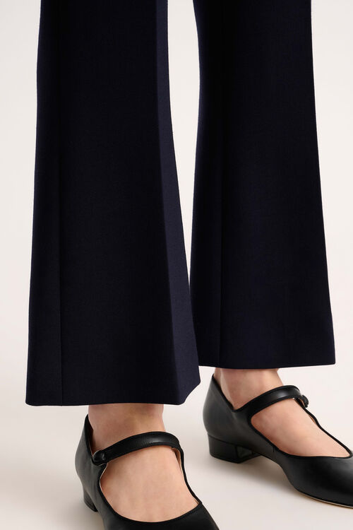 Luisa Spagnoli Oflag - Pantaloni flared - Fashion Show Spedizione Gratuita