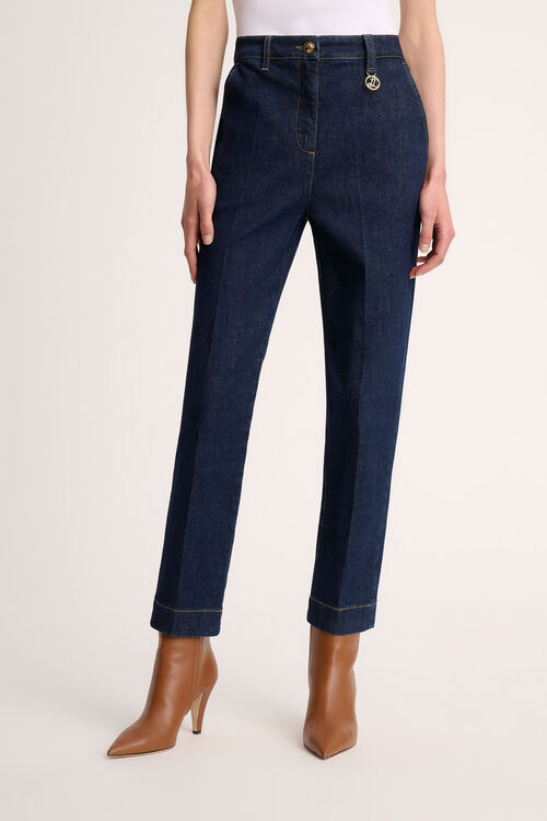 Luisa Spagnoli Opalite - Pantaloni in denim Promozione Limitata