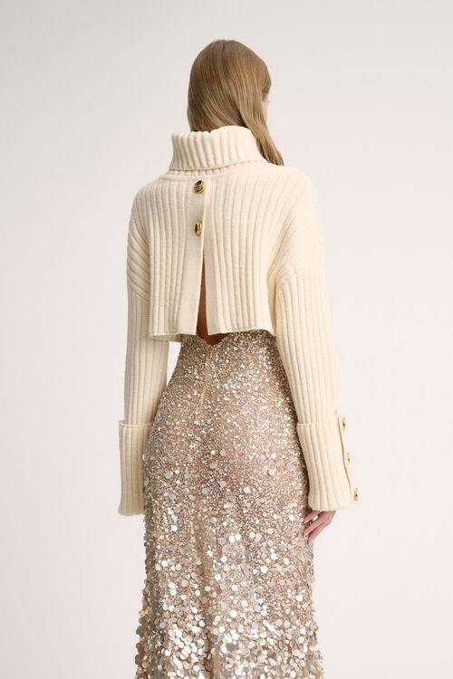 Luisa Spagnoli Mappale - Pullover cropped - Fashion Show Presa