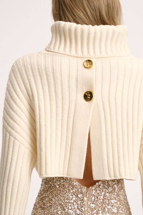 Luisa Spagnoli Mappale - Pullover cropped - Fashion Show Presa