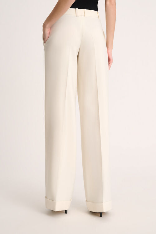 Luisa Spagnoli Oby - Pantaloni con piega - Fashion Show Offerta