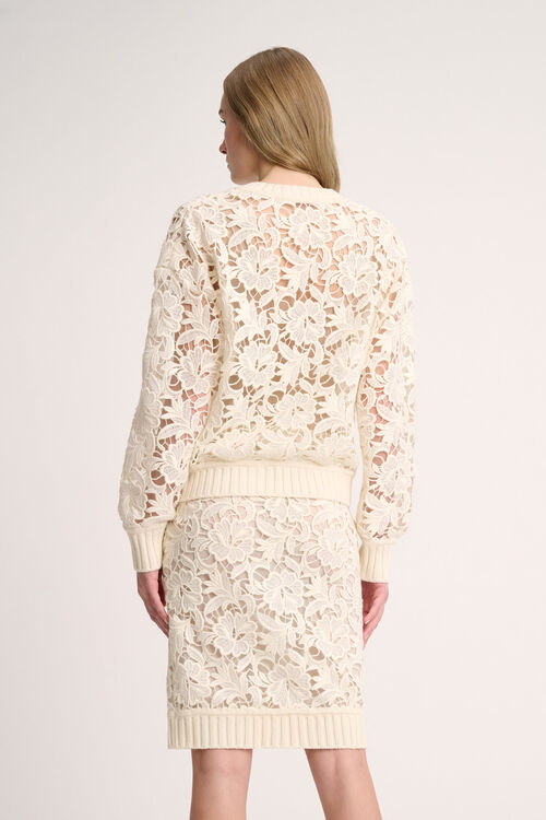 Luisa Spagnoli Segesta - Cardigan in pizzo - Fashion Show In Vendita