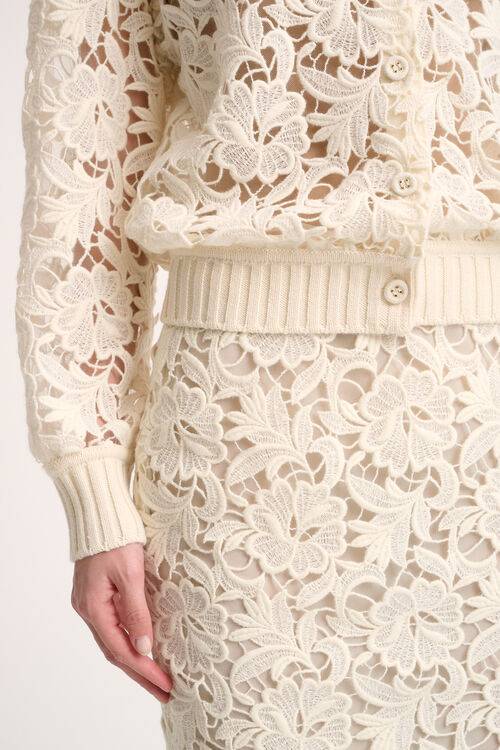 Luisa Spagnoli Segesta - Cardigan in pizzo - Fashion Show In Vendita