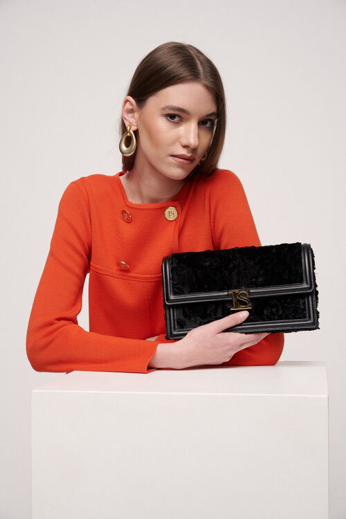 Luisa Spagnoli Ileo - Borsa a tracolla - Fashion Show Smaltimento dello stoccaggio