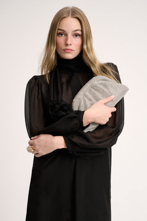 Luisa Spagnoli Invitata - Clutch con strass Prezzo basso