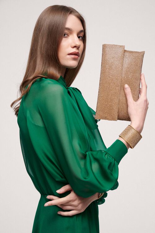 Luisa Spagnoli Imma - Pochette in strass ACQUISTA ORA