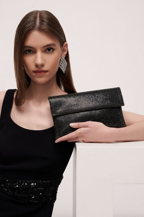 Luisa Spagnoli Imma - Pochette in strass Latest stili