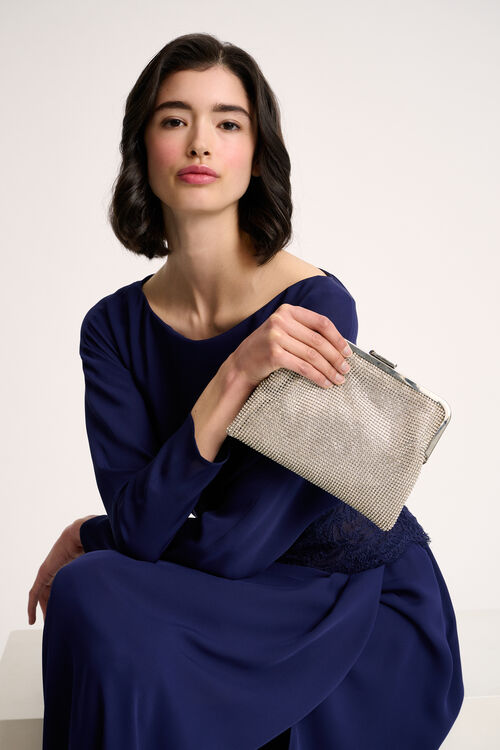 Luisa Spagnoli Illustre - Clutch in strass Ultimo giorno