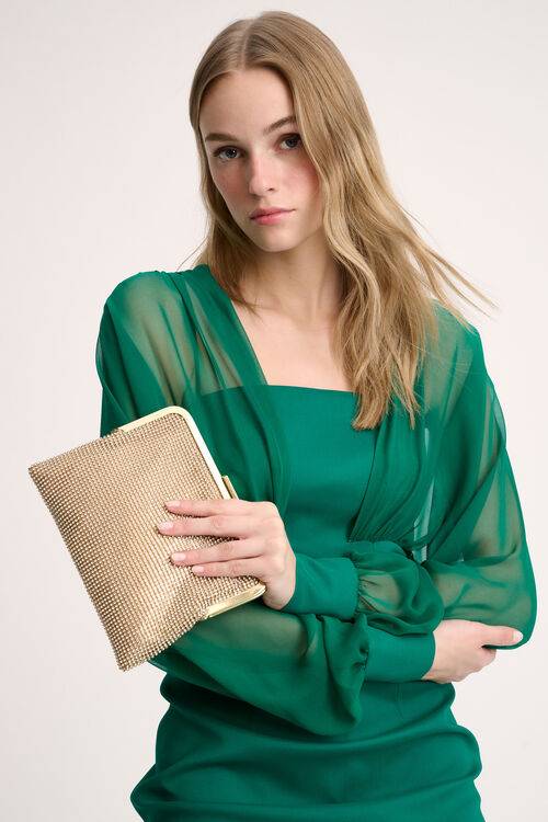 Luisa Spagnoli Illustre - Clutch in strass Promozione temporanea