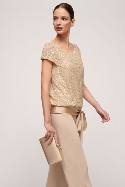 Luisa Spagnoli Ivy - Clutch in raso Fino al 60% di sconto