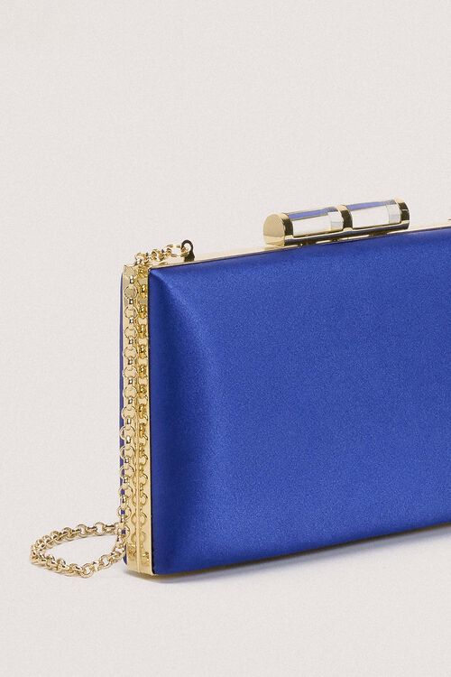 Luisa Spagnoli Ivy - Clutch in raso Sostegno trimestrale