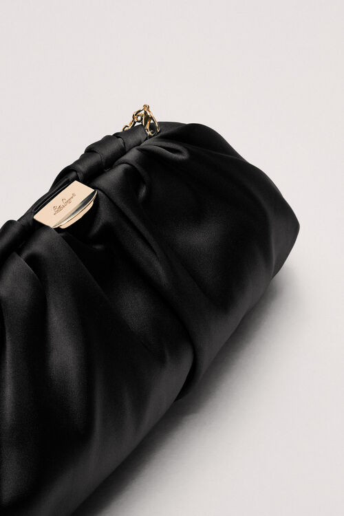 Luisa Spagnoli Ilam - Clutch in raso Fino al 55% di sconto