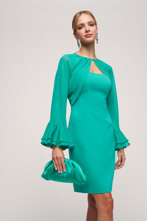 Luisa Spagnoli Ilam - Clutch in raso Discount Store per i nuovi prodotti