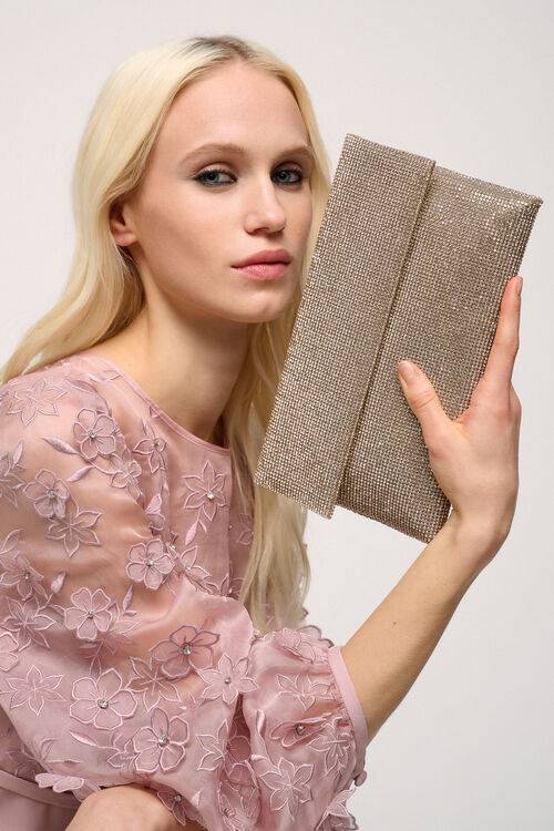 Luisa Spagnoli Imma - Pochette in strass Limitato a 3 giorni