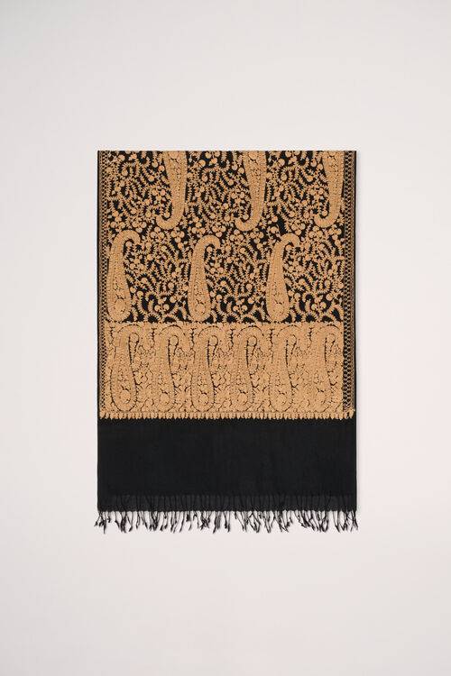 Luisa Spagnoli Radicchio - Stola disegno jacquard Flash Sale