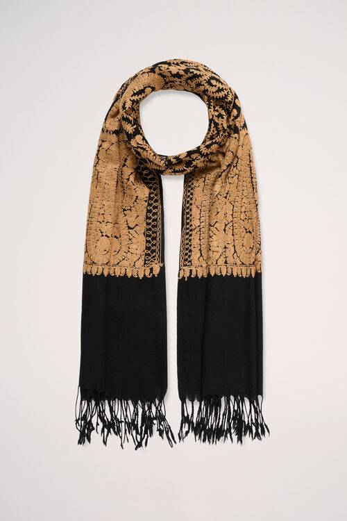 Luisa Spagnoli Radicchio - Stola disegno jacquard Flash Sale