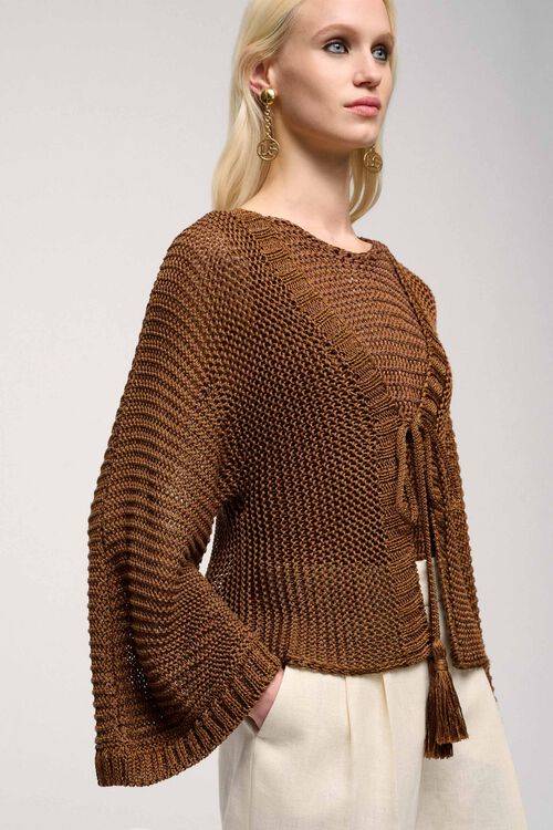 Luisa Spagnoli Collante - Cardigan cropped Ultimo giorno
