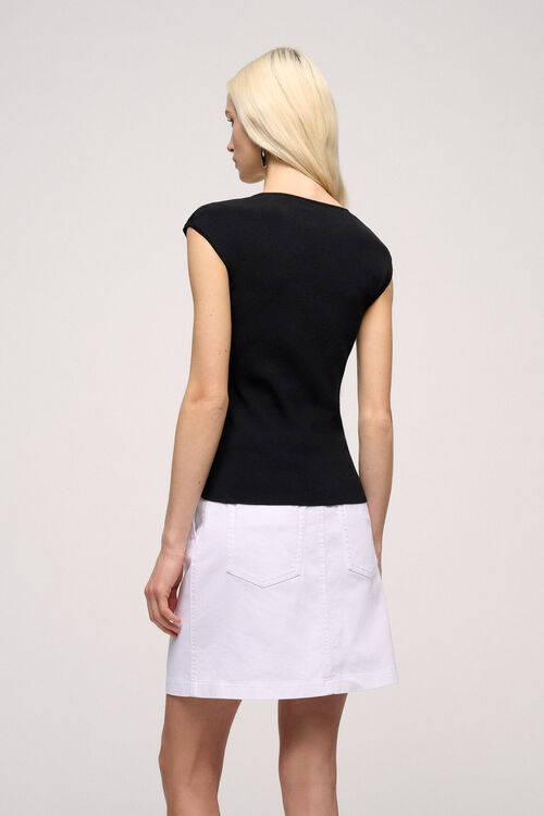 Luisa Spagnoli Cebrio - Top in maglia In Linea