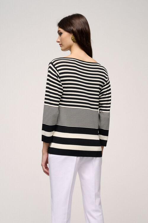 Luisa Spagnoli Corazza - Pullover a righe Qualità