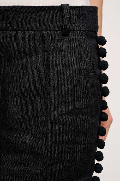 Luisa Spagnoli Amalfi - Pantaloni con pompon - Fashion Show Promozione