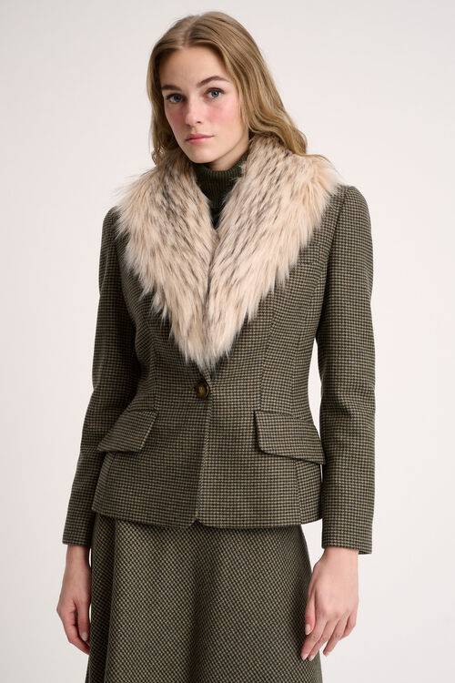 Luisa Spagnoli Redazione - Collo faux fur Offerta natalizia