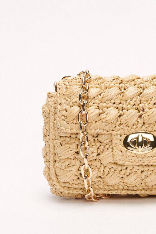 Luisa Spagnoli Ilia - Mini tracolla in rafia Sconto