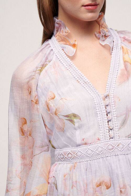Luisa Spagnoli Palio - Abito a fiori Saldi