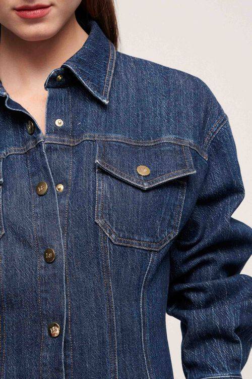 Luisa Spagnoli Paxos - Abito in denim Vendita calda