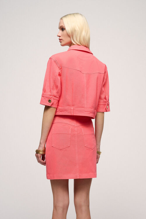 Luisa Spagnoli Visto - Giacca cropped in cotone Italia