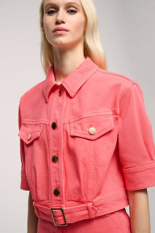 Luisa Spagnoli Visto - Giacca cropped in cotone Italia