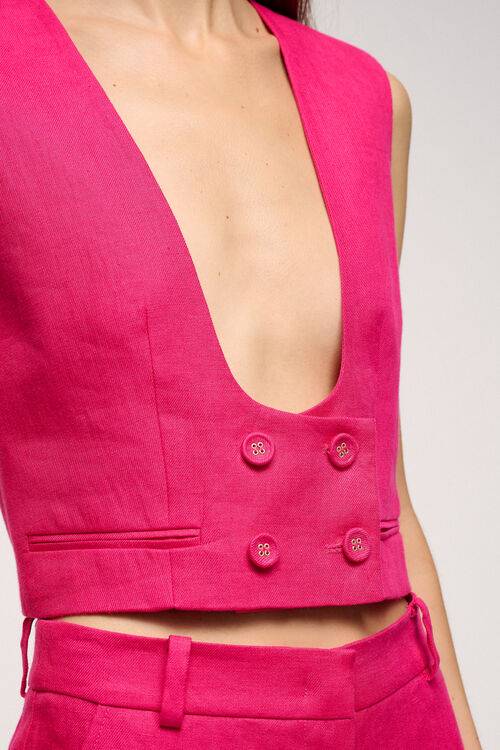 Luisa Spagnoli Valdo - Gilet cropped Promozione Limitata