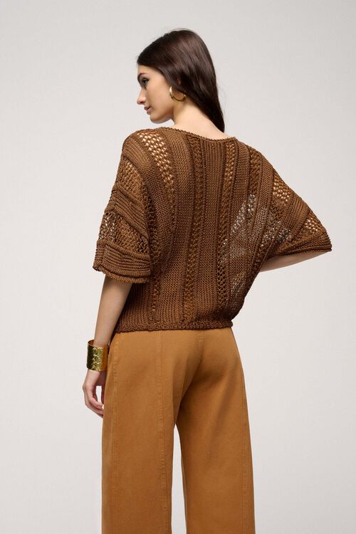 Luisa Spagnoli Cerniera - Top in maglia Presa