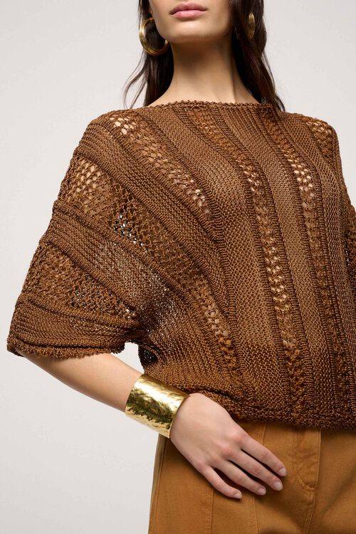 Luisa Spagnoli Cerniera - Top in maglia Presa