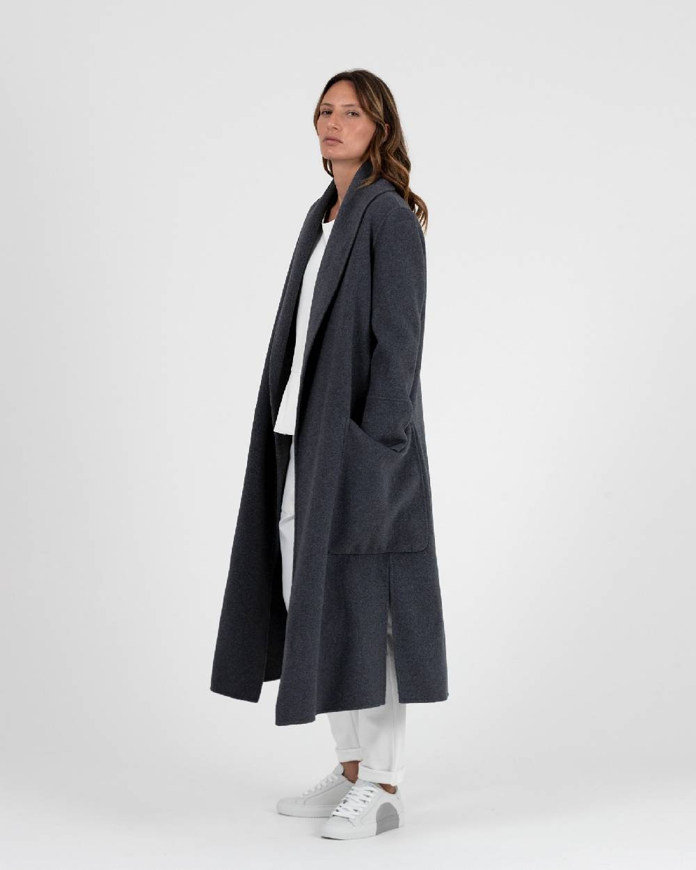 Rialto 48 CAPPOTTO LUNGO CON CINTURA Spedizione Gratuita
