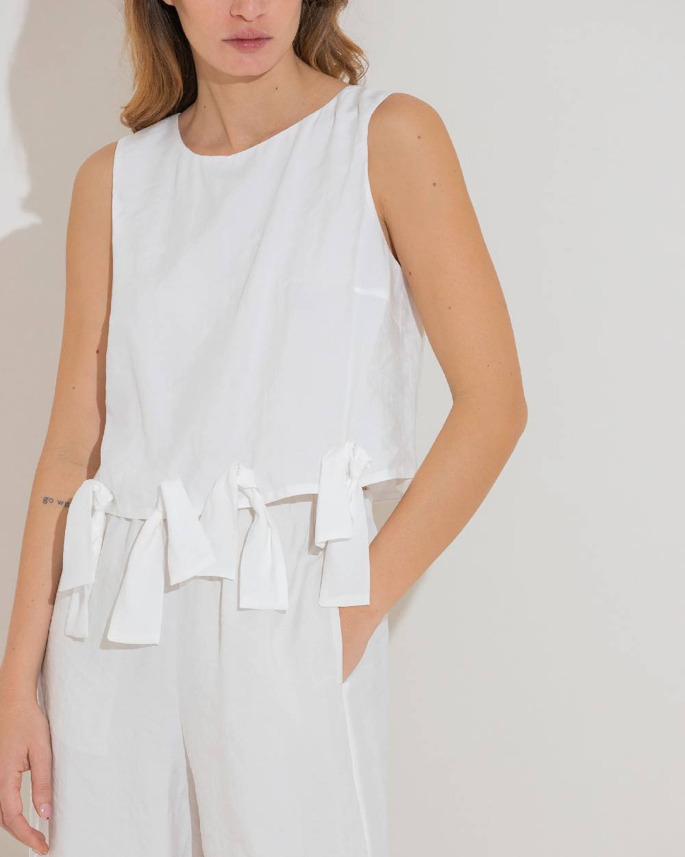 Rialto 48 PANTALONE A GAMBA LARGA Promozione