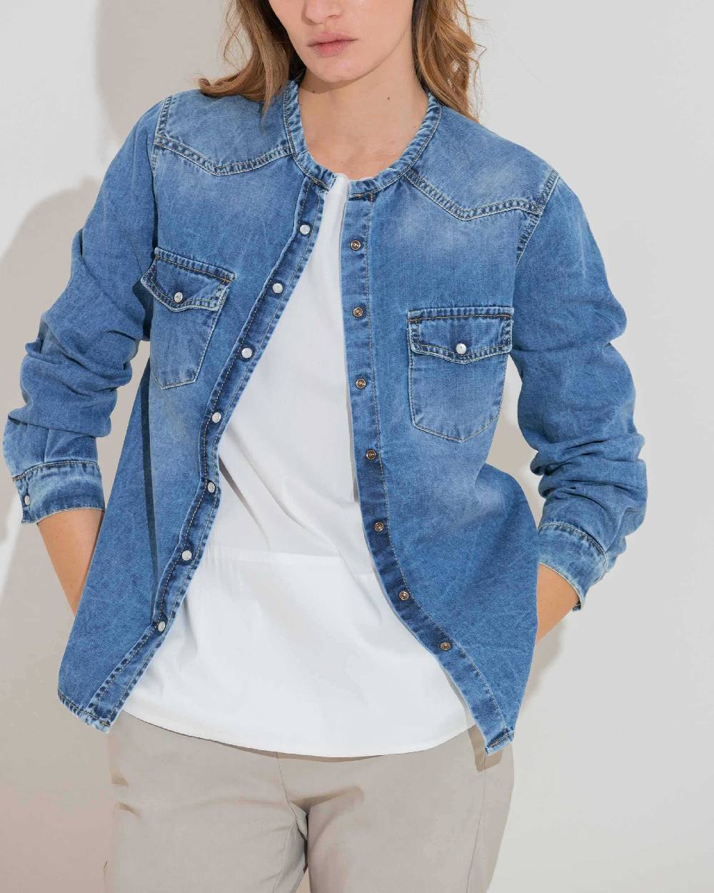 Rialto 48 CAMICIA IN JEANS Acquista Ora