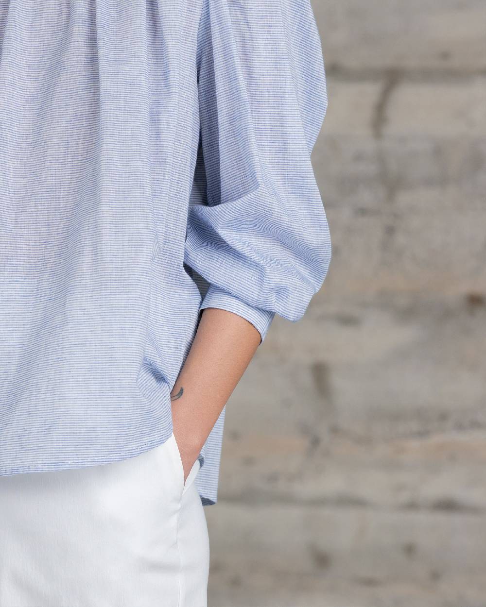 Rialto 48 CAMICIA CON COLLO ARRICCIATO Spedizione Gratuita