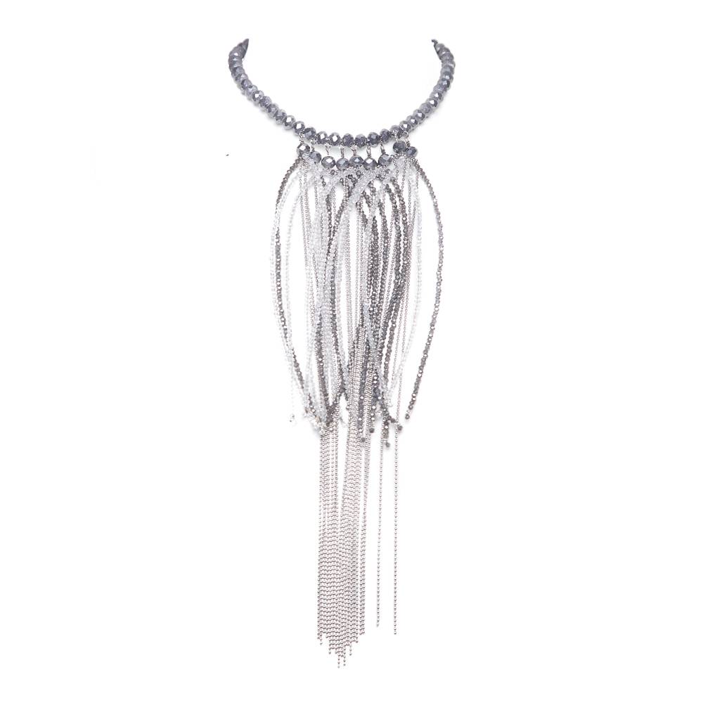 Rrocco Ragni Collana con cristalli e monile Offerta speciale