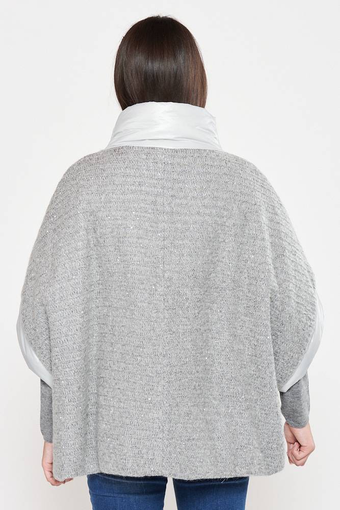 Rrocco Ragni Piumino oversize in filato paillettes Shopping online