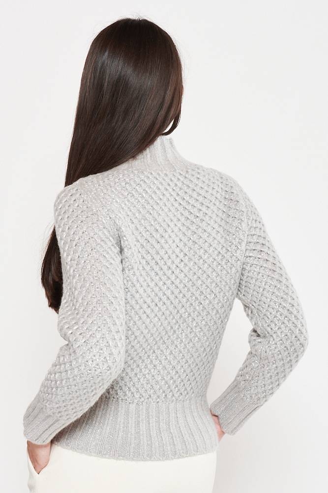 Rrocco Ragni Maglia in lurex con collo a lupetto Black Friday