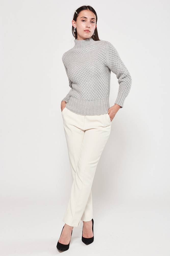 Rrocco Ragni Maglia in lurex con collo a lupetto Black Friday