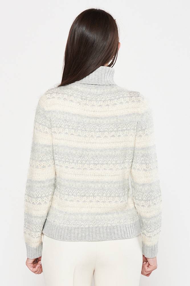 Rrocco Ragni Maglia jacquard a collo alto Offerta natalizia