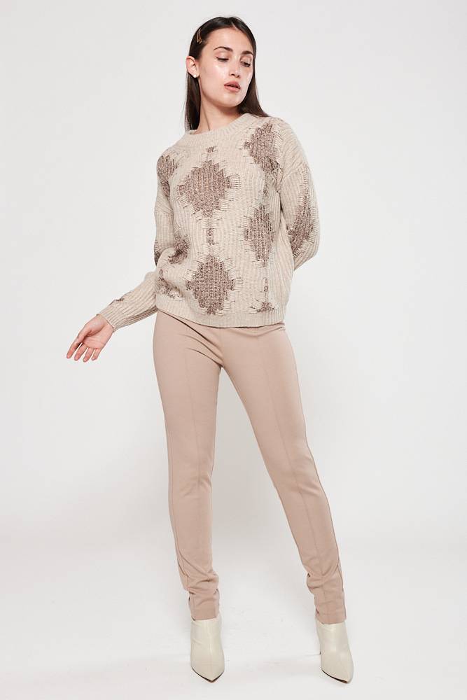Rrocco Ragni Maglia con paillettes ad intarsio Offerta Pasqua